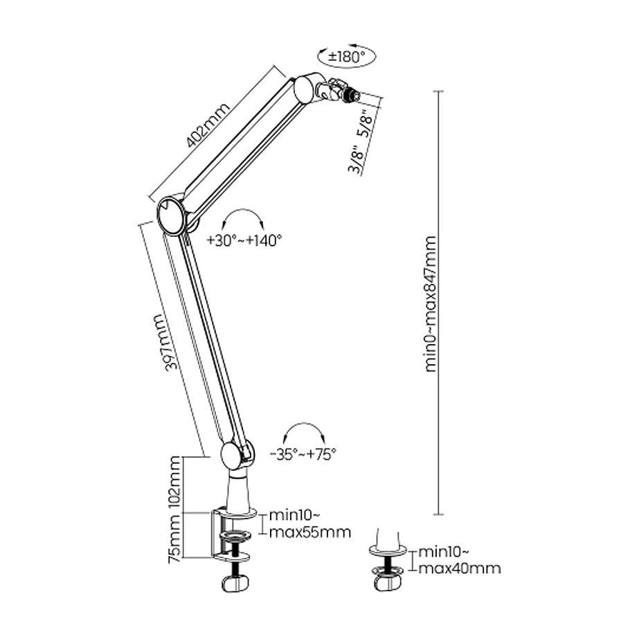 Microphone Boom Arm