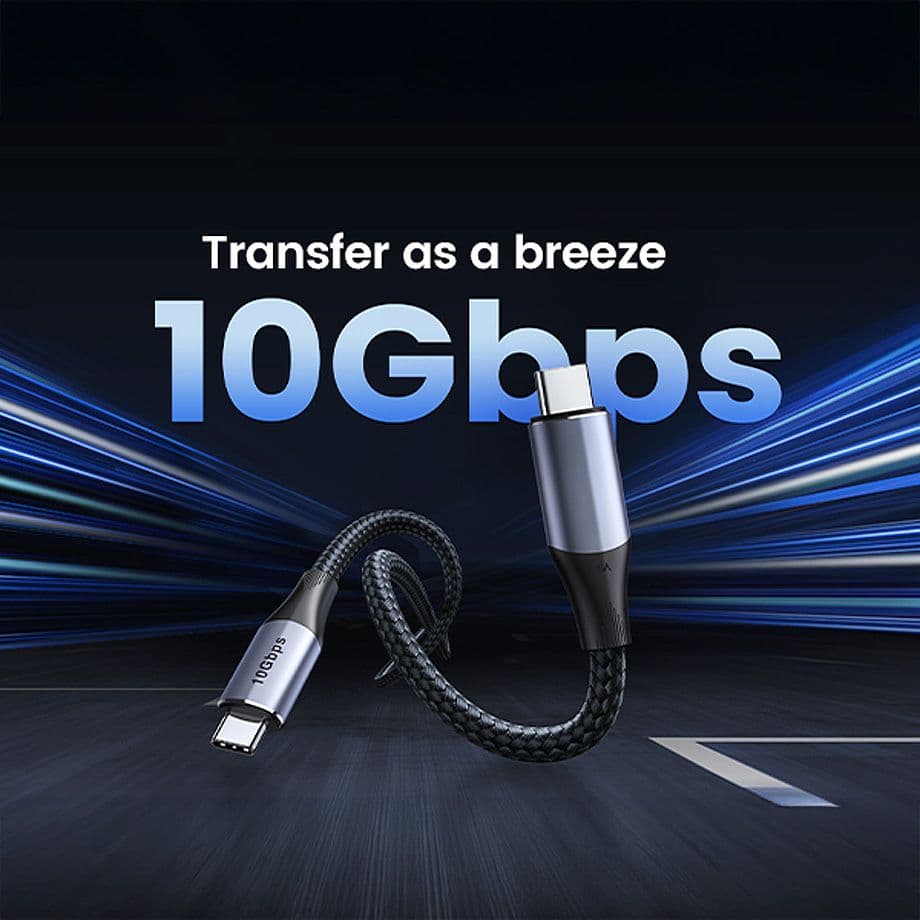 Кабель USB-C 3.1 100W 10Gbps